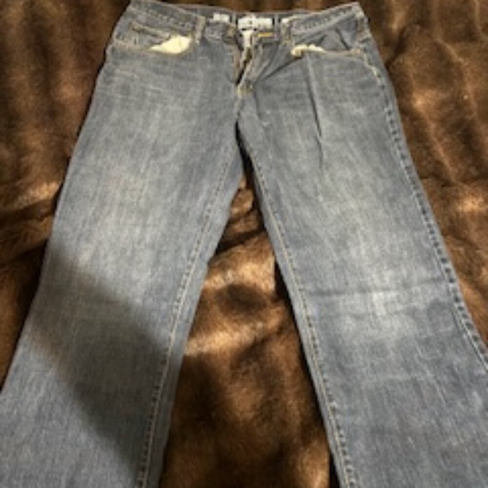 Urban Pipeline Men's Bootcut Denim Jeans Blue, 32/32